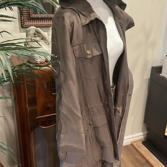 Amanda Green 2-Piece Army Green Utility Jacket & Drawstring Pants Set XL - Picture 8 of 16